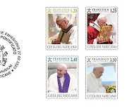 프란치스코 교황 즉위 10주년 기념우표 4종 나와
