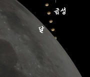 "24일 밤 대전서 달과 금성이 근접한 모습 볼 수 있어요"