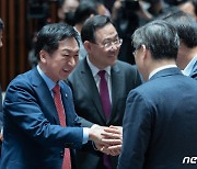 김기현 "민주, 꼼수에 꼼수 거듭…이재명에 셀프 면죄부 줘"