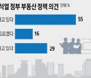 "尹정부 부동산정책 잘못" 55%… 재산세 부담 경감은 `찬성`