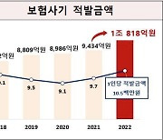 보험사기 금액 1조원 넘었다