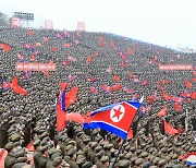 북한 청년들 “미제와 역적패당 무자비 죽탕치자” 한·미 훈련 규탄 집회