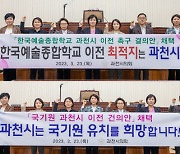 과천시의회 '국기원·한국예술종합학교 이전' 촉구 건의문 채택