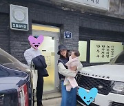 황정음, ♥이영돈 빼닮은 두 아들 공개…'꿀 뚝뚝' 엄마 미소