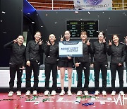 [Ms포토] 준우승 차지한 미래에셋증권 선수들