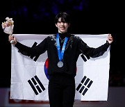 피겨 차준환 세계선수권 은메달… 한국 남자 최초