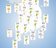 [내일 날씨] 새벽까지 전국 곳곳 봄비…미세먼지 '보통' 예상