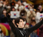 '피겨 왕자' 차준환 2위, 세계선수권 남자 첫 메달 획득