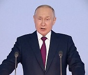 푸틴 "벨라루스에 전술핵 배치 합의..."7월 1일까지 저장고 완공"
