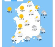 [오늘날씨] 봄비에 미세먼지 '보통'…서울 최고 14도