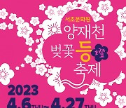 서울 서초구, '양재천 벚꽃등축제' 개최