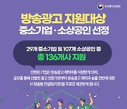 방통위, 방송광고 지원대상 136곳 선정