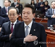 국무회의 참석한 윤석열 대통령과 김성한 국가안보실장