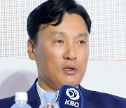 [Ms포토] 이승엽 감독 '미디어데이 데뷔'