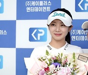 [Ms포토] 안소현 '케이플러스산업 후원 받고 2023 우승 도전'