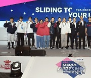 [포토]KBO 미디어데이, 파이팅을 외치는 각 팀 대표 선수들