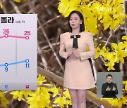 [뉴스9 날씨] 내일 기온 더 올라…서울 23도·광주 27도