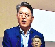 [머니S포토] 서울모빌리티쇼, 인사말 전하는 곽재선 KG그룹 회장