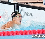 자유형 400m 김우민,'3분45초59 우승' [사진]