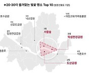 '벚꽃 명소' 20·30대는 서울숲·도산공원·뚝섬, 60대는 교외로