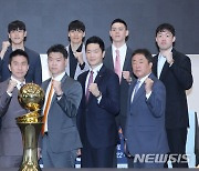 2022-2023 프로농구 플레이오프 미디어데이 기념촬영