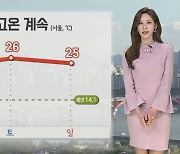 [날씨] 주말 서울 한낮 26도…서쪽 공기질 나쁨