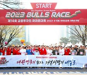 "10km 완주메달 받았어요"…4년만에 열린 금투업계 마라톤에 8000명 운집