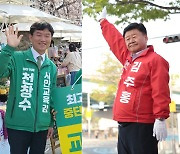 "아이들 위해 투표를"…울산교육감 후보들, 주말 표심잡기 총력