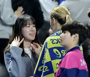 [Ms포토] 정호영-옐레나 '김천에서 만난 옛 동료'
