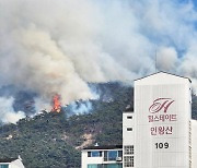 "마스크도 못 챙겼어요"... 서울 인왕산 화재에 주민들 혼비백산 대피