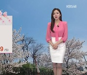 [12시 날씨] 서쪽 고온현상 ‘초여름 날씨’…대기 매우 건조