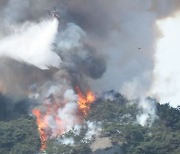 인왕산 산불 불길 잡혀…대응 1단계로 하향