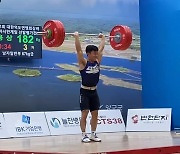 이상연, 역도 남자 67㎏급 용상 한국新 '182㎏'…항저우AG 예약