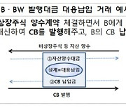 실물자산 취득 대가로 CB·BW 발행시 상세내역 공시해야