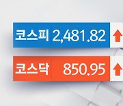 코스피, 2480선 앞두고 숨 고르기‥'약보합' 출발