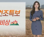 [날씨] 대기 건조·산불 비상…내일부터 전국 단비