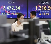 유가급등 부담에 코스피 2,470대 소폭 하락…환율 14.6원 상승(종합)