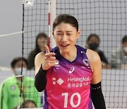 [포토]김연경,나이스 플레이