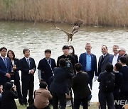 황조롱이 자연으로 돌려보내는 BIE실사단