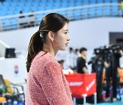 [ST포토] 김수지, '돋보이는 사복패션'