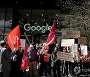 Britain Google Protest