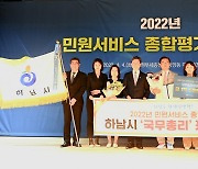 하남시, ‘2022년 민원서비스 종합평가’ 전국 1위 국무총리 기관 표창 수상