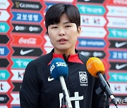 女축구 '에이스' 지소연, 잠비아와 1차전 결장할 듯