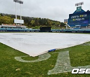 대구 삼성-한화전, 우천 취소 됐습니다. [사진]