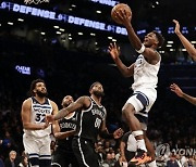 APTOPIX Timberwolves Nets Basketball