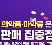 식약처, 의약품·마약류 온라인 불법유통 11월까지 집중 점검