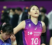 [포토]김연경, 끝내 이루지 못한 통합우승의 꿈