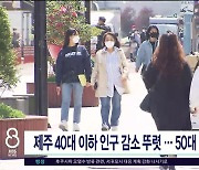 제주 40대 이하 인구 감소 뚜렷...50대 이상은 증가