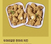 치킨 두마리와 같은 한마리라고? 업체 광고에 “두마리 가격에 한마리 판다는 것” 비판