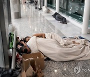 Argentina Homeless Living at the Airport